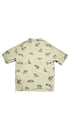 Printed Crepe半袖シャツ